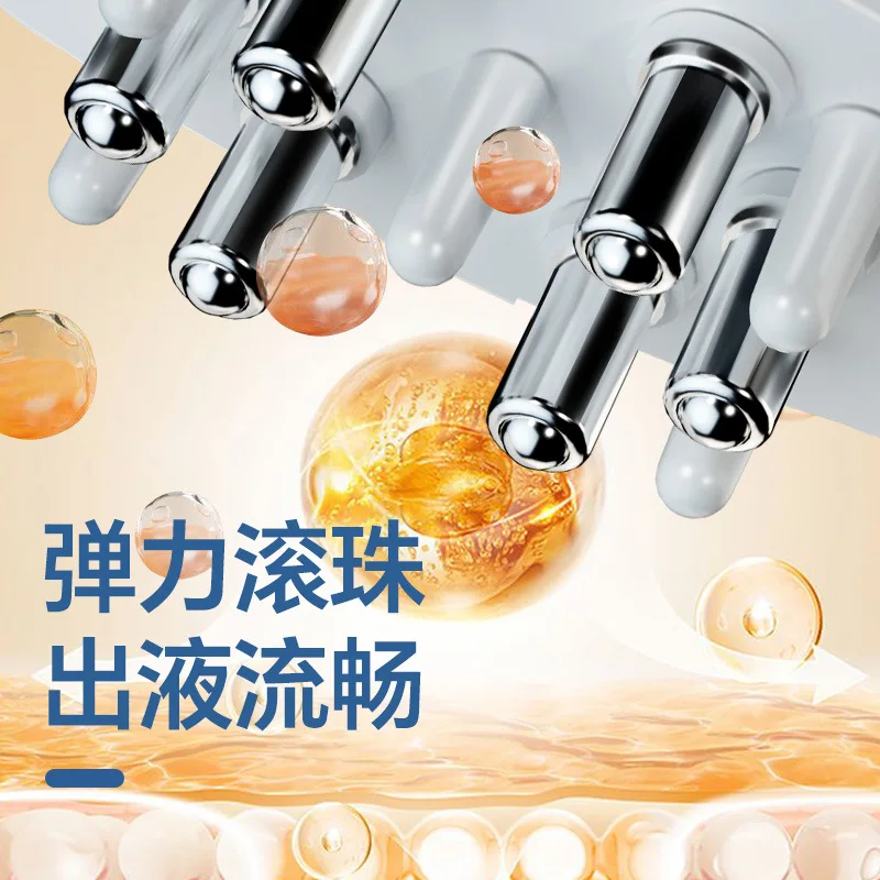 Расческа электрическая для массажа головы с вибрацией красного и синего цвета