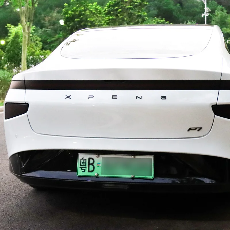 Для Xpeng P7 P7i 2022-2024 пленка для ламп передние и задние автомобильные фары черненая