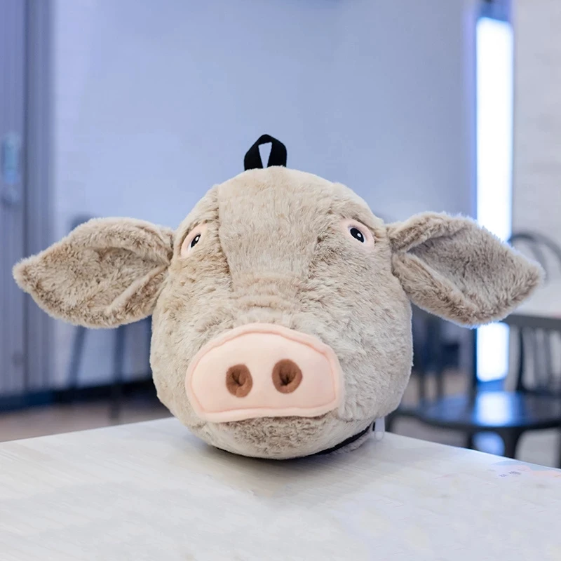 

Плюшевый Рюкзак с имитацией мультяшной милой свиньи, Детская сумка, мягкие игрушки с морскими животными, куклы для мальчиков и девочек, школ...