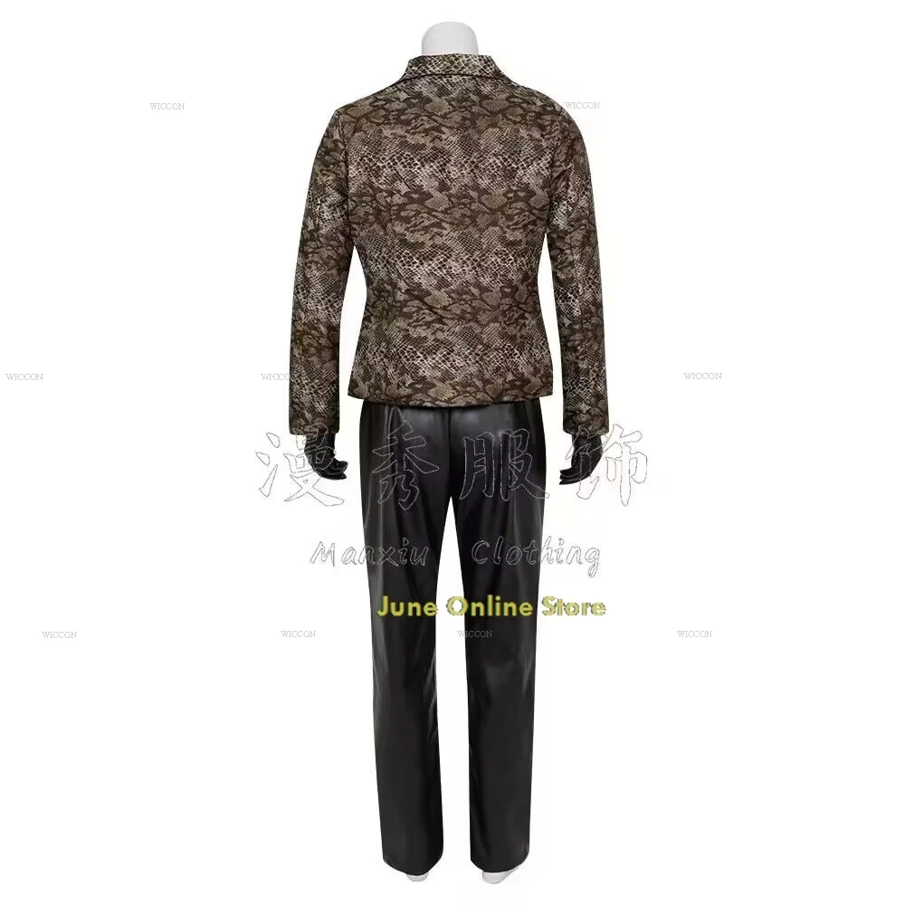 Goro Majima Косплей Костюм Парик Игра Как Дракон Якуза Мужская Хэллоуин Вечеринка