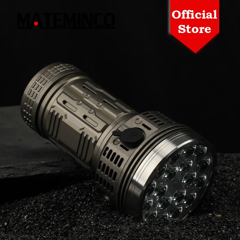Фото Mateminco MT18X 21000lm 871m Type-C USB быстрая зарядка внешний аккумулятор фонарь EDC Самооборона фонарик тактический светодиодный фонарик №5