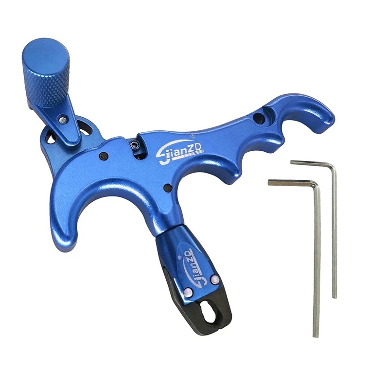

JIANZD Compound Bow Aid Releaser Adjustable Can Rotate 360° Thumb Release Bow For Archery Arrows And Bow Release