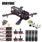 Квадрокоптер Droyuke QAV250 из углеродного волокна 250 мм RS2205 2300kv Motor 30A ESC F3  CC3D Flight Controller Acro Flysky FS-i6X Kit
