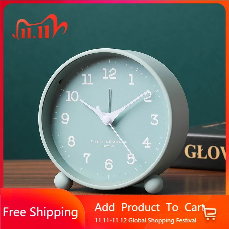 

Bedrooms Mini Cute Desk ClockS Retro Office Modern Home Desk Clock Living Room Horloge De Table Home Decoration Luxury ZY50TZ