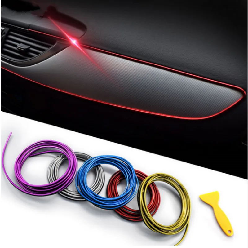 

5M Car Styling Interior Accessories Strip Sticker For Honda Civic Accord Fit Crv Hrv Jazz City CR-Z Element Insight MDX S2000
