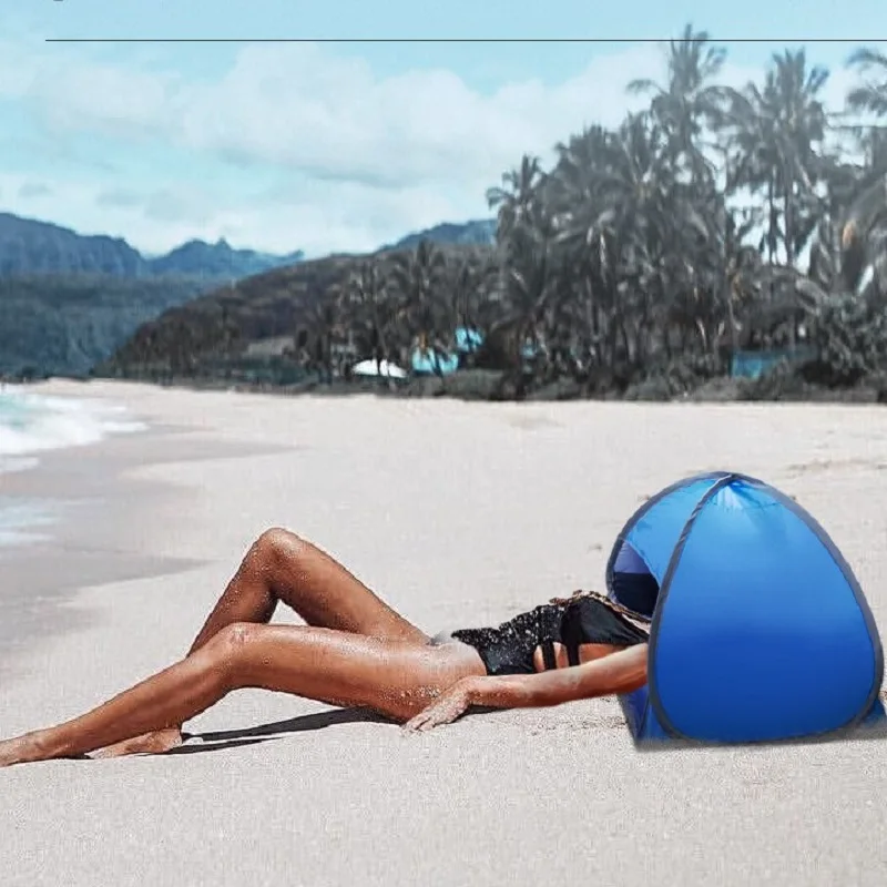 

Пляжная палатка WolFAce, быстрооткрывающаяся палатка, автоматическая палатка из ткани Оксфорд, ветрозащитная и теплая, Новое поступление 2022, П...