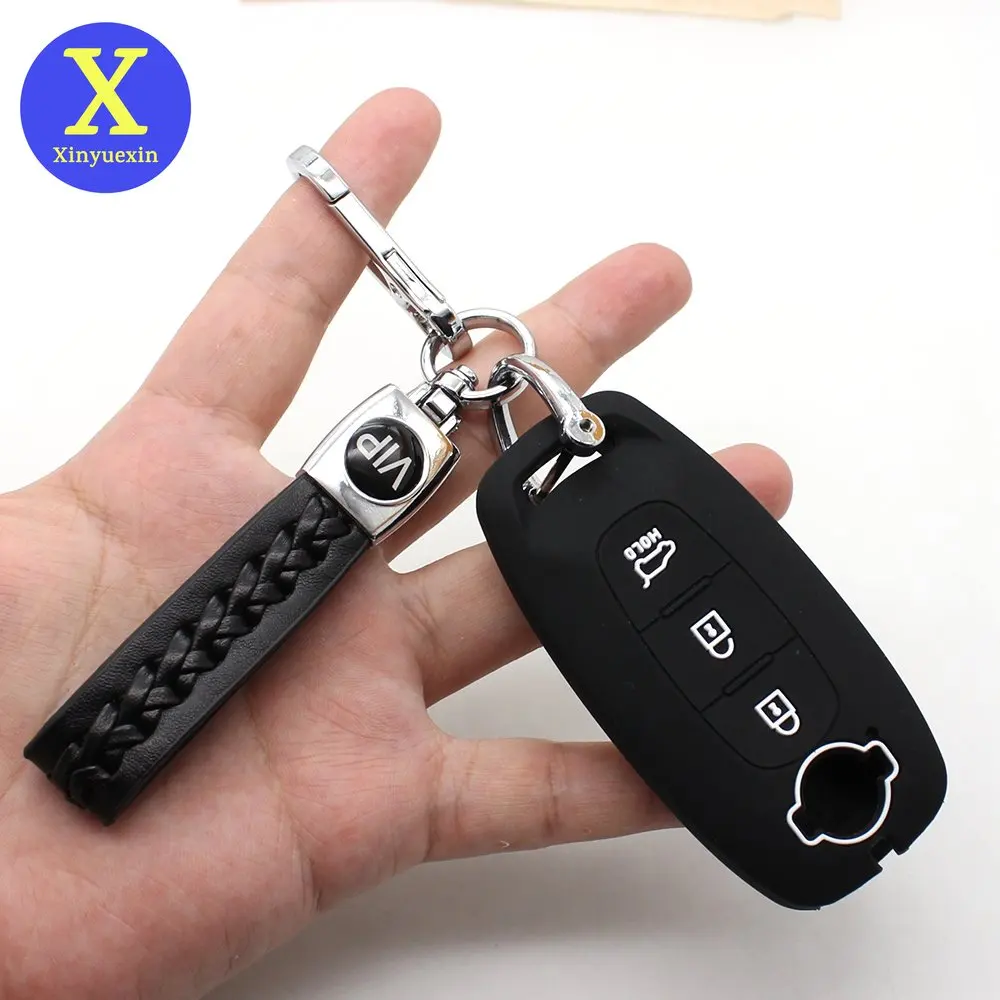 

Силиконовая смарт-крышка для ключа с дистанционным управлением Xinyuexin, оболочка для Nissan Bluebird, Sylphy, Ariya, Teana, Altima, новинка 2023, 3-кнопочный протект...