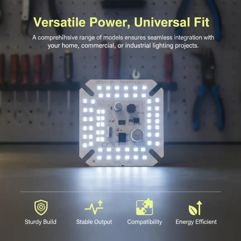 Светодиодный чип 220В 2835SMD без мерцания, без драйвера, круглый, DOB, 79151824Вт, для ремонта зеркальных светильников в ванной (art.: 3920dc8efe007) - 3920dc8efe007