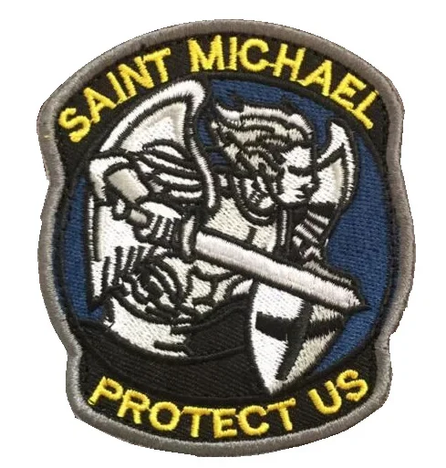 Патч святого Михаила для защиты США искусственная петля религиозная фигурка