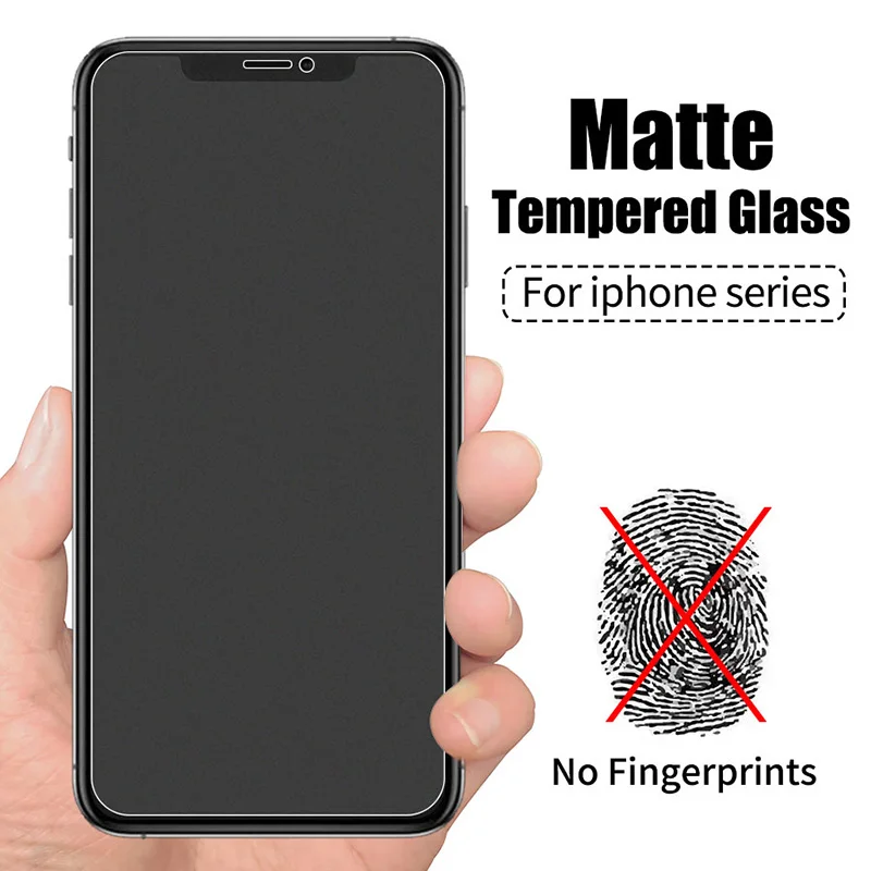 3Pcs Matte Eyes Care Tempered protective Glass For iPhone 11 12 13 14 Pro Max 6S 7 8 Plus XS XR XS Max Screen Protector Glass