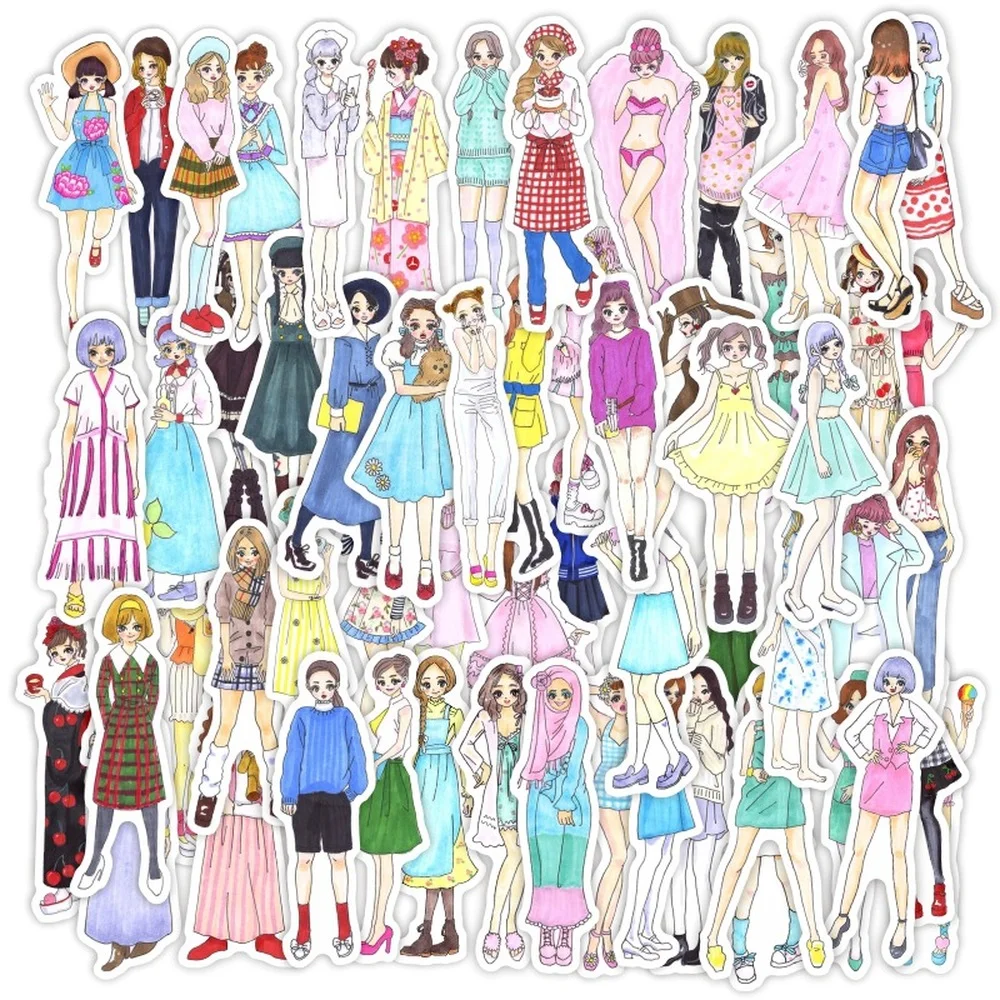 

Стикеры для одежды Hai Mori Girl, 10/60 шт.