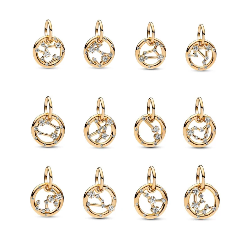 

Новинка 2023, подвеска с созвездиями, алмазным блеском, элегантная Изысканная универсальная бижутерия «сделай сам»