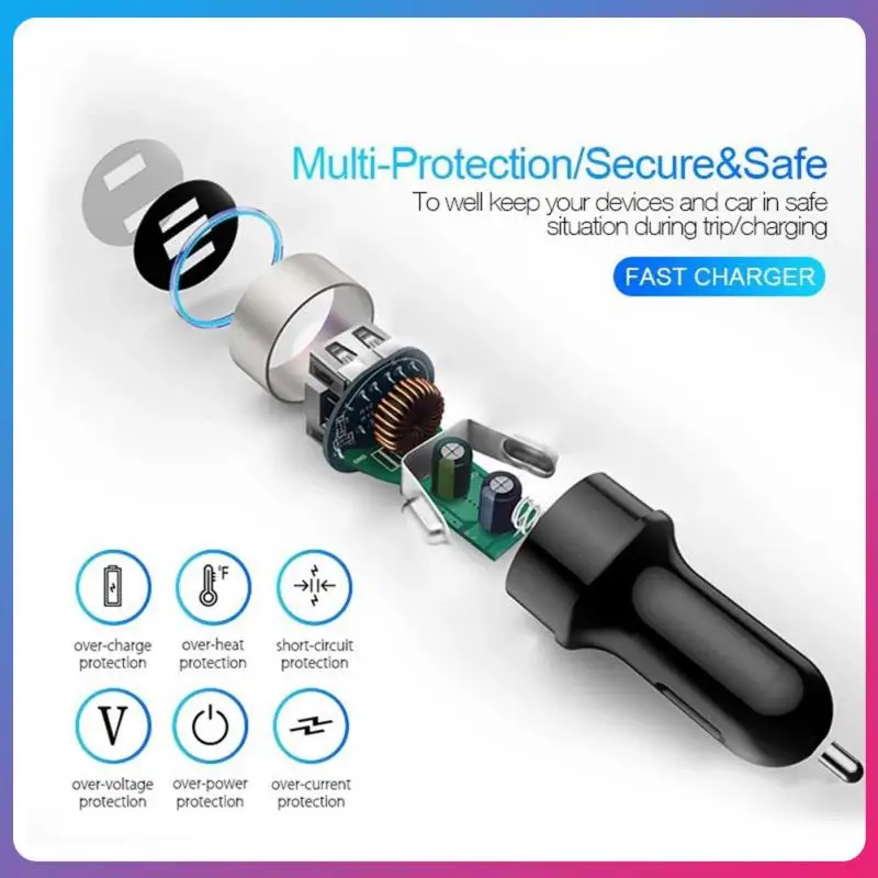 

Автомобильное зарядное устройство адаптер со светодиодным дисплеем напряжения тока двойной Usb-порт прикуриватель 15 вт универсальное автомобильное зарядное устройство автомобильные аксессуары