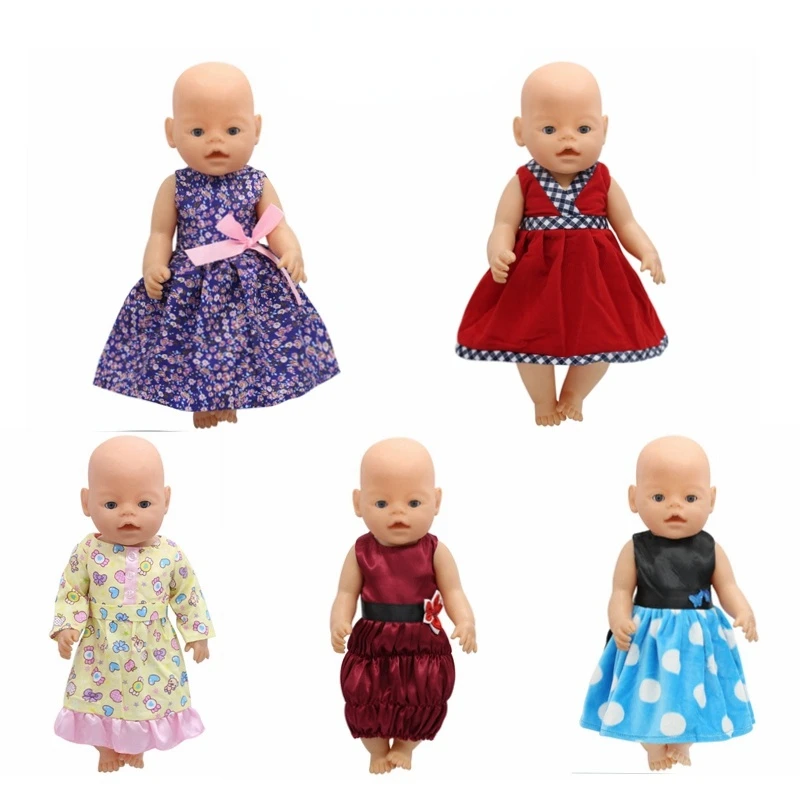 

Doll Clothes for American 18 Inch Girl & 43 Cm Born Baby Our Generation 38cm Nenuco Ropa Y Su Hermanita,Xmas