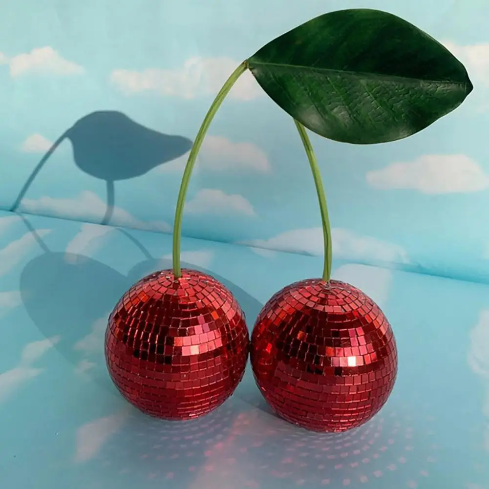 

Вишневый диско-шар, шикарный долгий срок службы, реалистичная форма для подарков, диско-шар, диско-шар