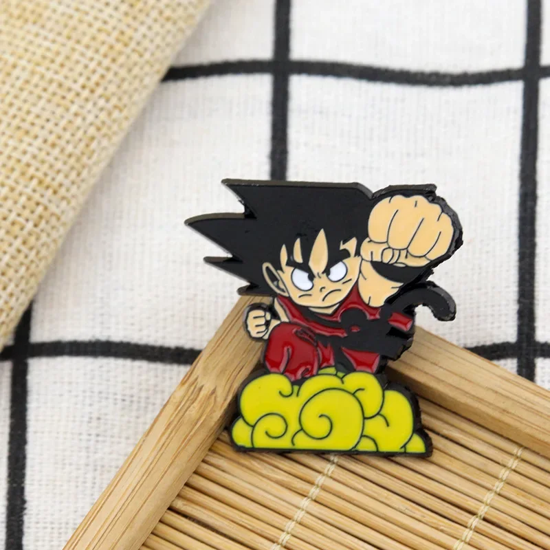 Dragon Ball Son Goku аниме металлическая брошь одежда воротник украшение сумка рюкзак