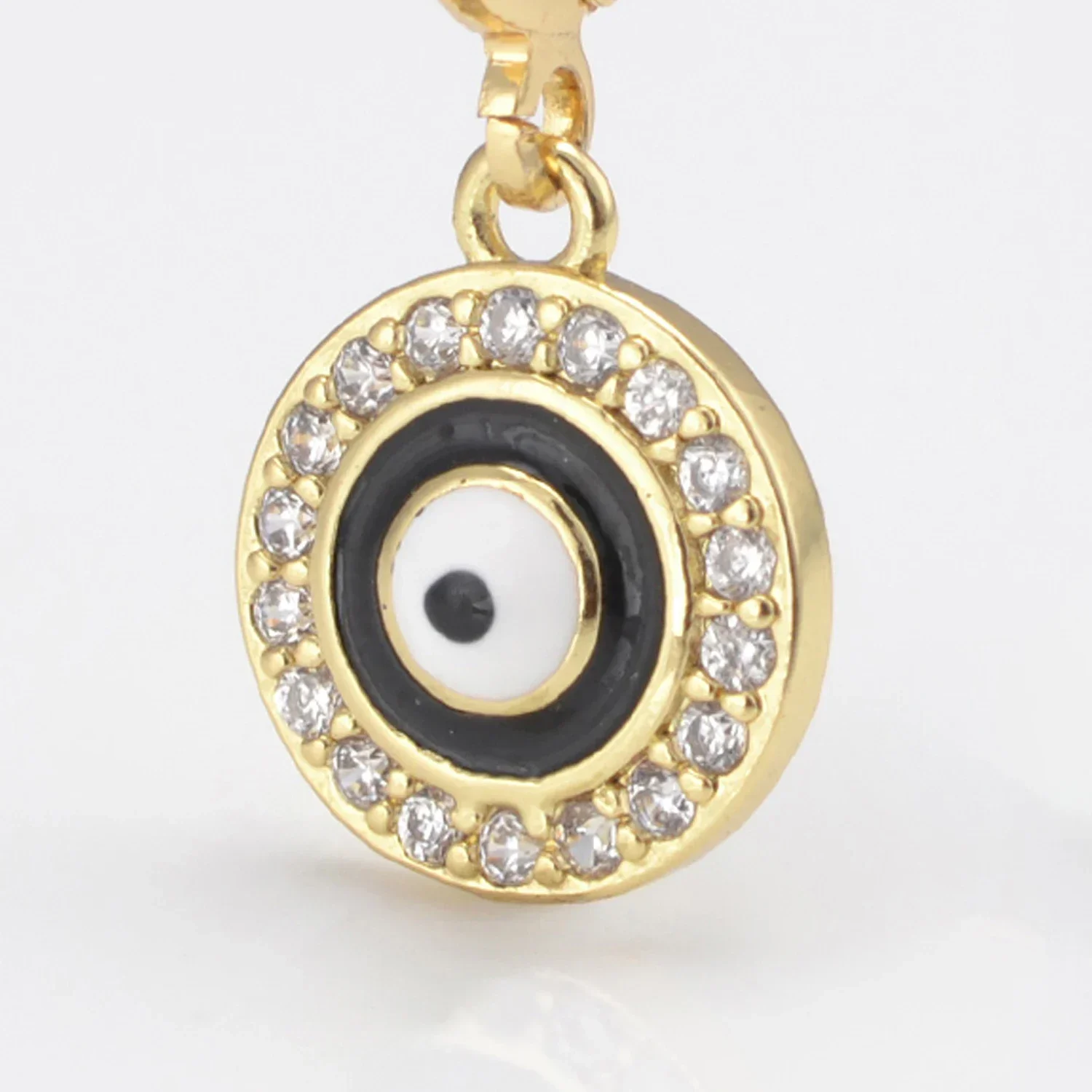 Женские круглые серьги-подвески 2 пары