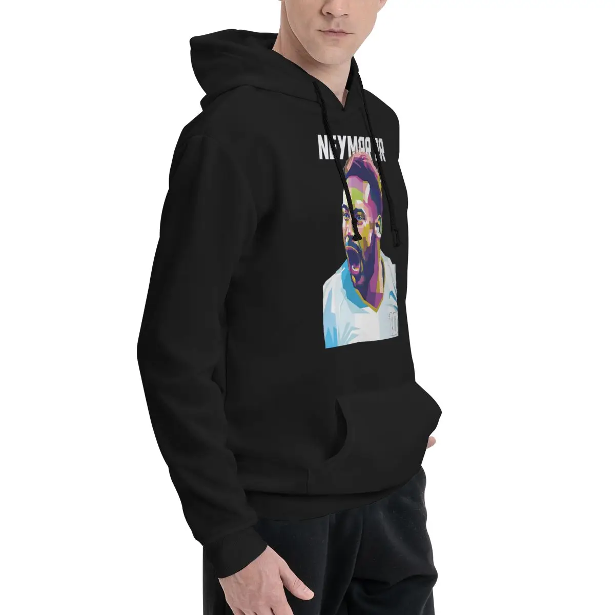 Бразильский футбол Neymar и Jr тренировочные пары бархатный свитер с капюшоном