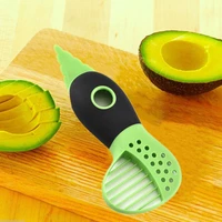 txm kitchen 3 in 1 avocado slicer fruit vegetable tools pitter splitter slices kitchen accessories cooking tool