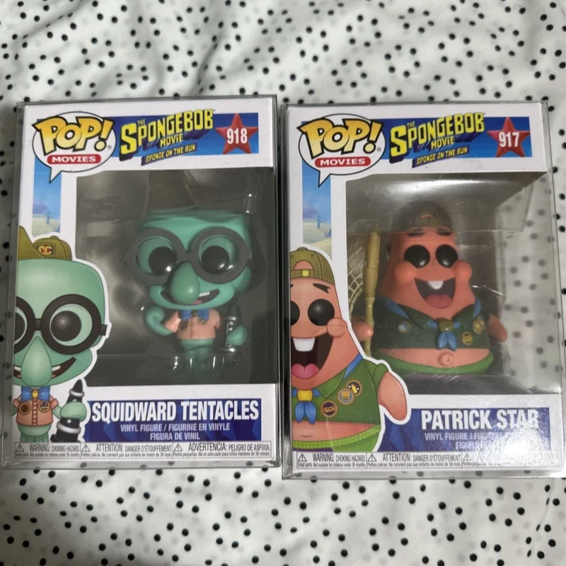 Фото Оригинальная фигурка Funko Pop Спанч Боб Квадратные штаны: Сквидвард Тентаклс # Коллекционная фигурка 918 Action Figures Decor Dll, лимитированная серия, подарок №1
