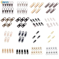 2 10pcs zipper pull replacement kit detachable universal metal zipper pull tabs repair kit for jackets clothing backpacks boots