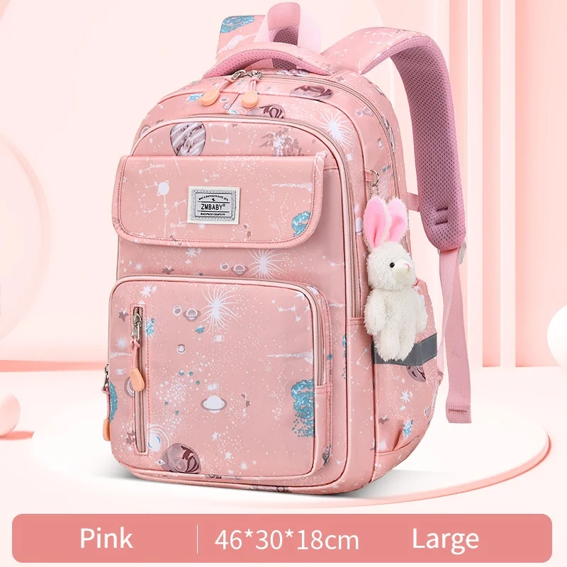 Kids Students Cartoon Starry Sky Universe Bags New Children Light Leisure Large Capacity Backpacks for Girl Boy Back To School