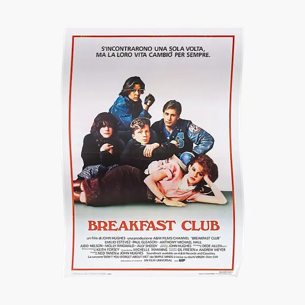

Vintage Breakfast Club Poster Art Funny Picture Decoration Print Mural Decor Home Painting Vintage Wall Modern Room No Frame