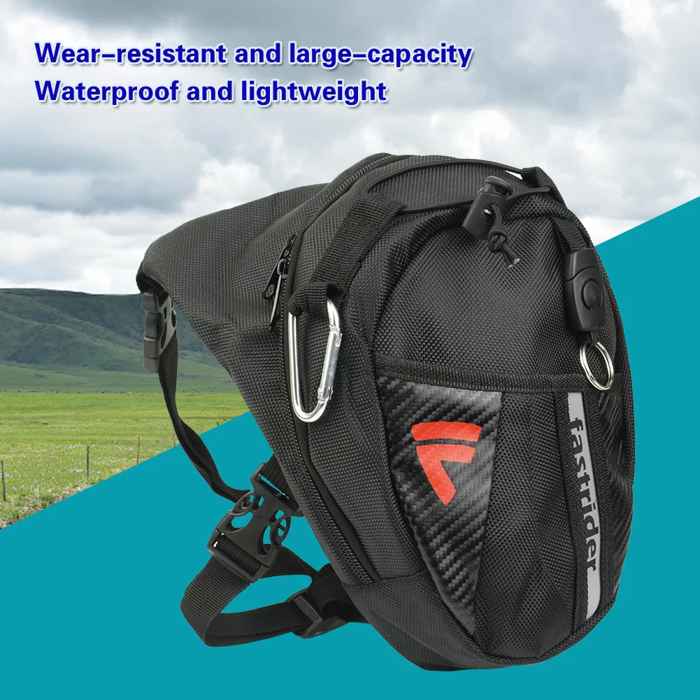Motorcycle fannypack mens black fanny pack knight rider Nylon waist pouch outdoor Casual belt bags money bag wholesale |
