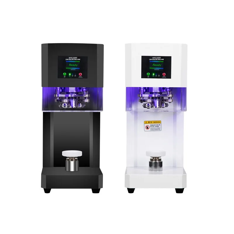 

Tabletop Commercial Automatic Tin Can Sealing Machine Soda Sealer 55mm Aluminum Beer Bottles Seamer For Bubble Tea Equipment