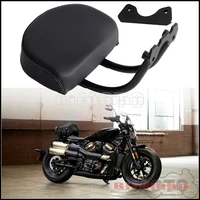 Motorcycle Accessories  Driver Passenger Pillion Seat Backrest Support Rear Cushion Pad For Harley Sportster 1250 S RH1250S 2021