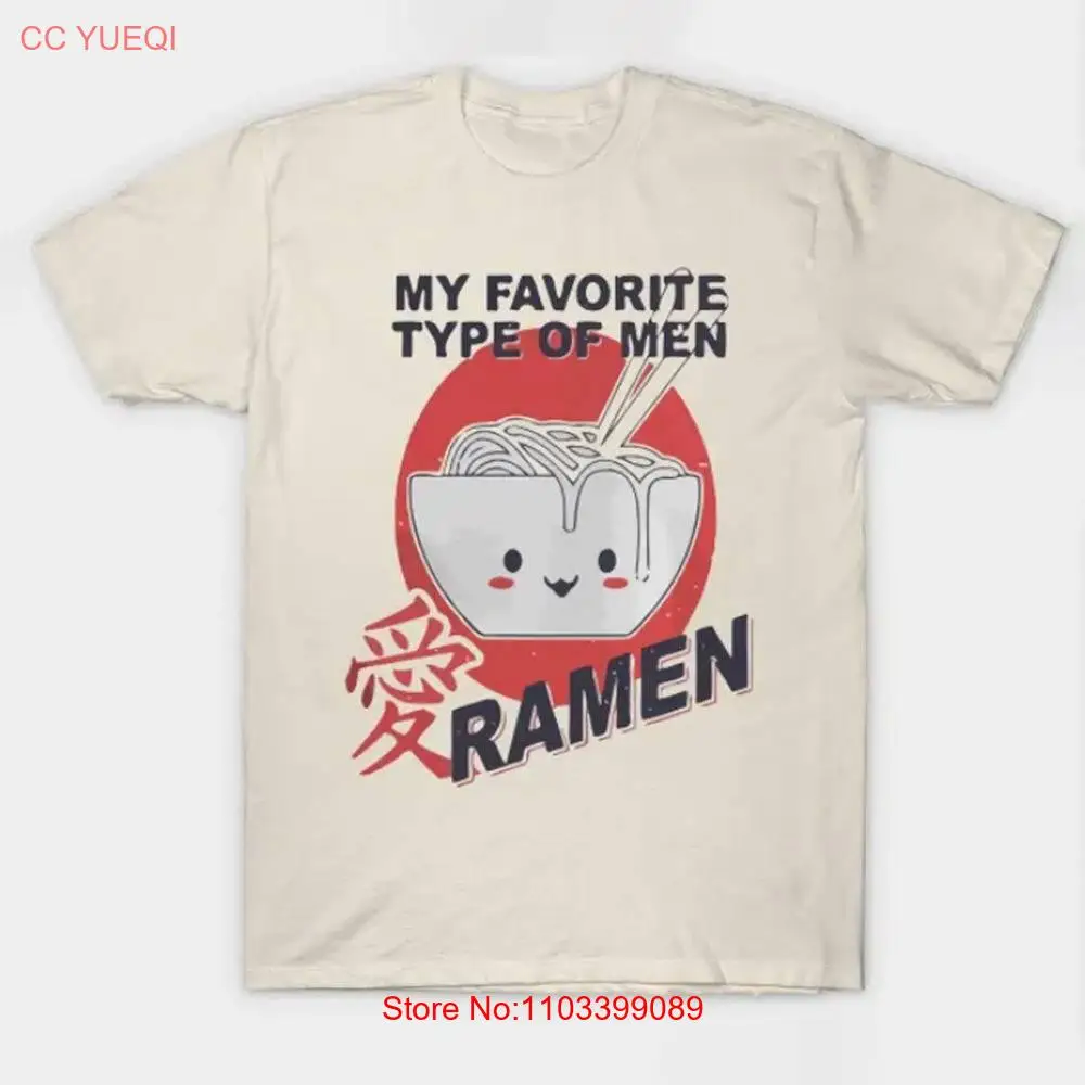 Женская футболка с рисунком влюбленного типа Ramen для юниоров