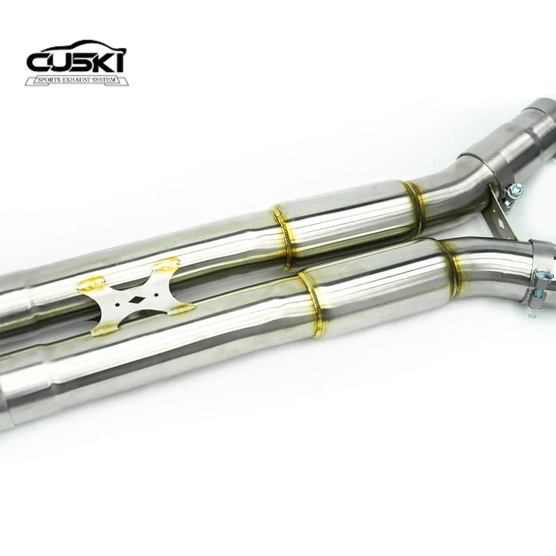 Высококачественные выхлопные трубы из нержавеющей стали для BMW M3/M4 G80/G8X G83 G82 3 0 T
