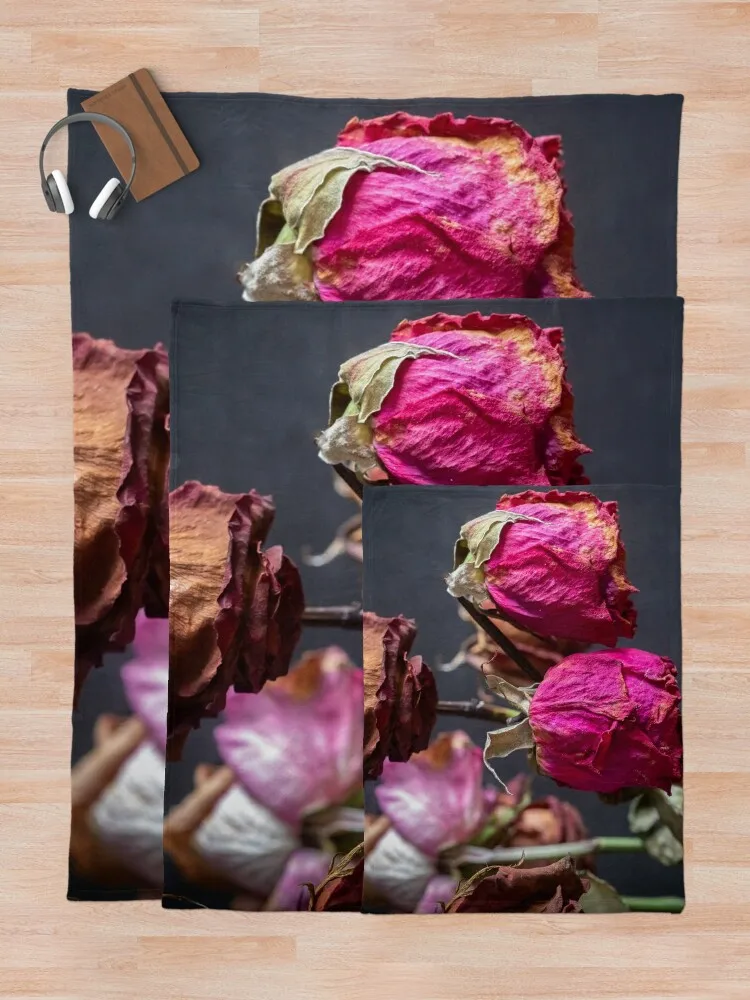 Желатые сушеные красные розы X207 Плед Втяжеленные одеяла для сна