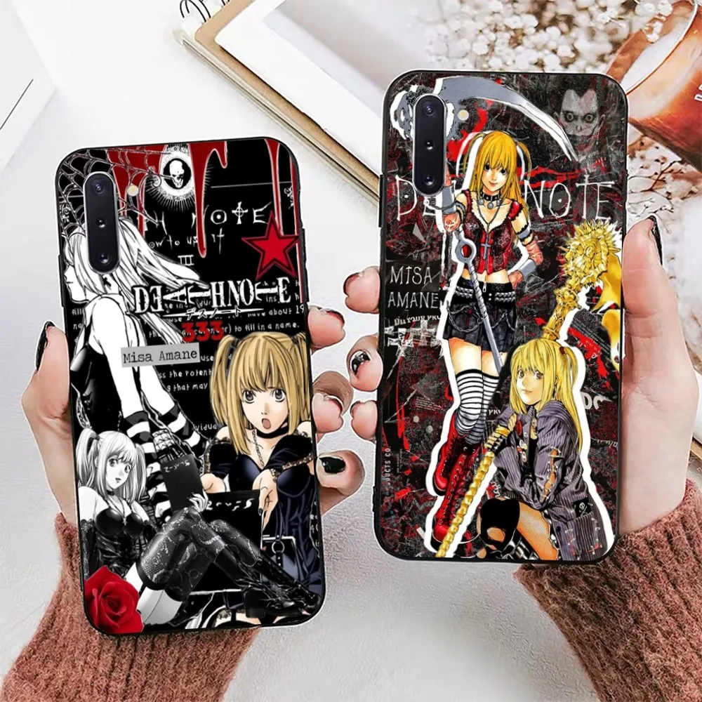 Чехол для телефона Misa Anime D-Death N-Note Samsung Note 8 9 10 20 Pro Plus Lite M 11 30 21 31 51 A 22 42 02 03