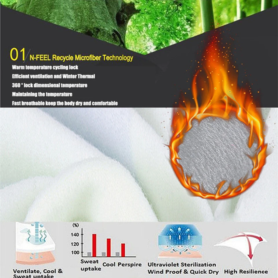 Комплект из трикотажа и флиса для езды на велосипеде