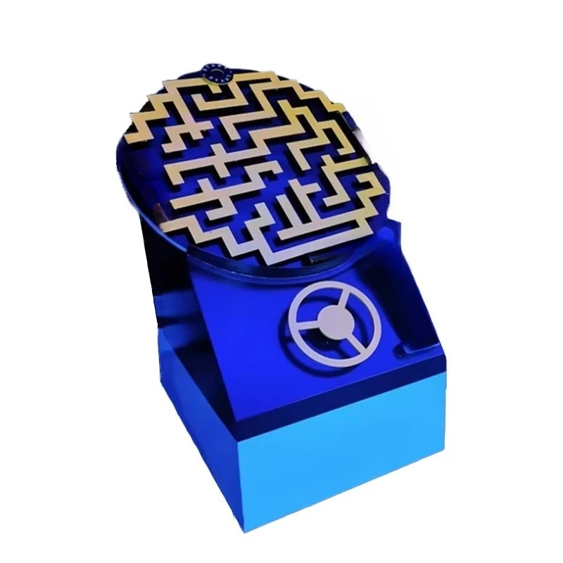Фото Прямые поставки с завода: 2026 Mini Gravity 3D Puzzle Fun Bead Maze Toy — игрушка-лабиринт с шариками для развития реакции детей, металлическая конструкция, производство для парков развлечений №3