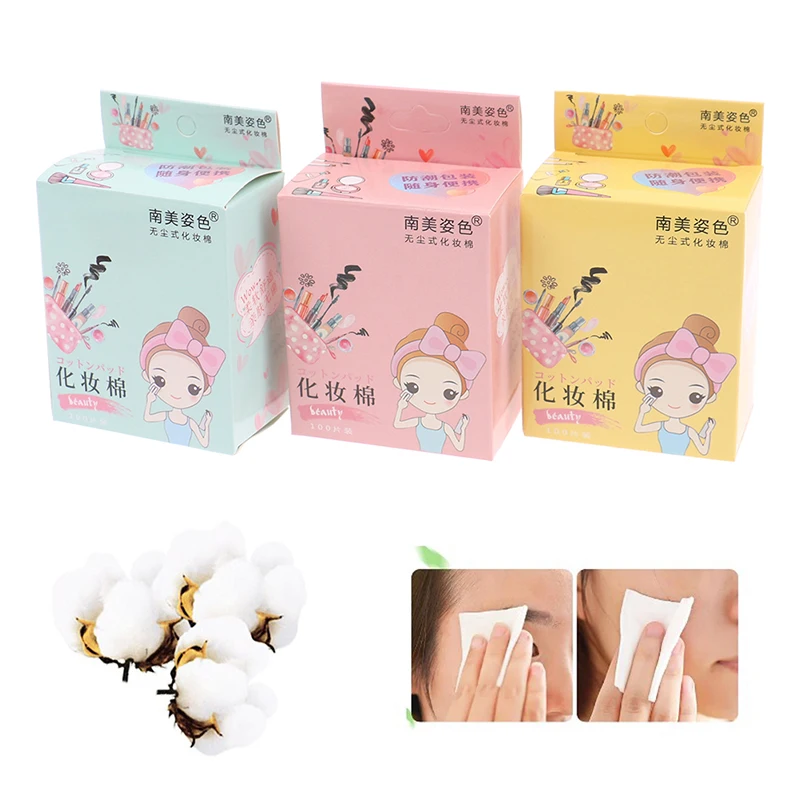 

100 шт./упаковка, одноразовые салфетки для снятия макияжа