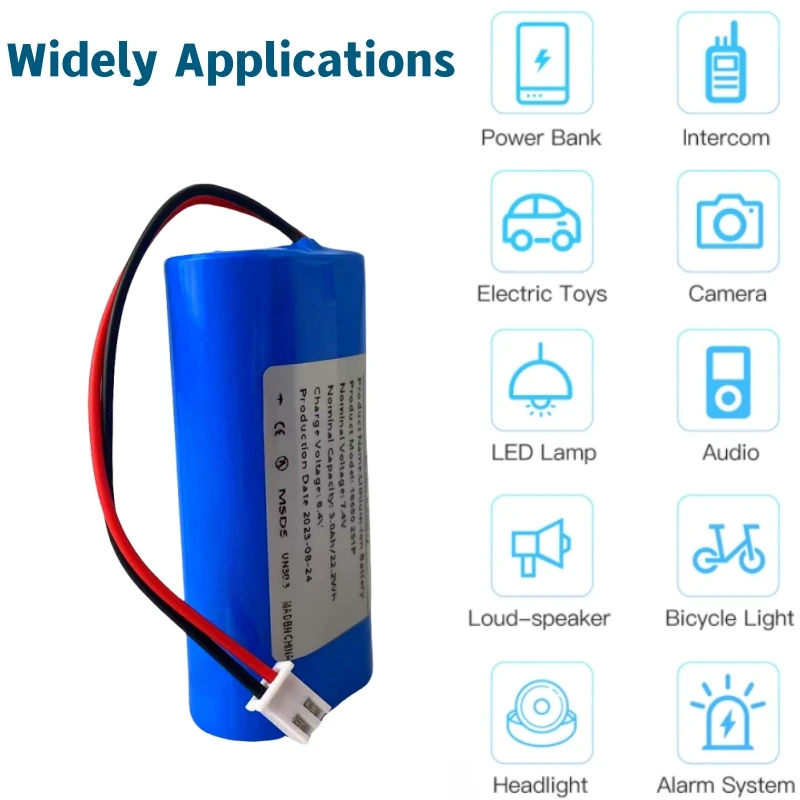 Аккумуляторная батарея 7 4 В 2S1P 18650