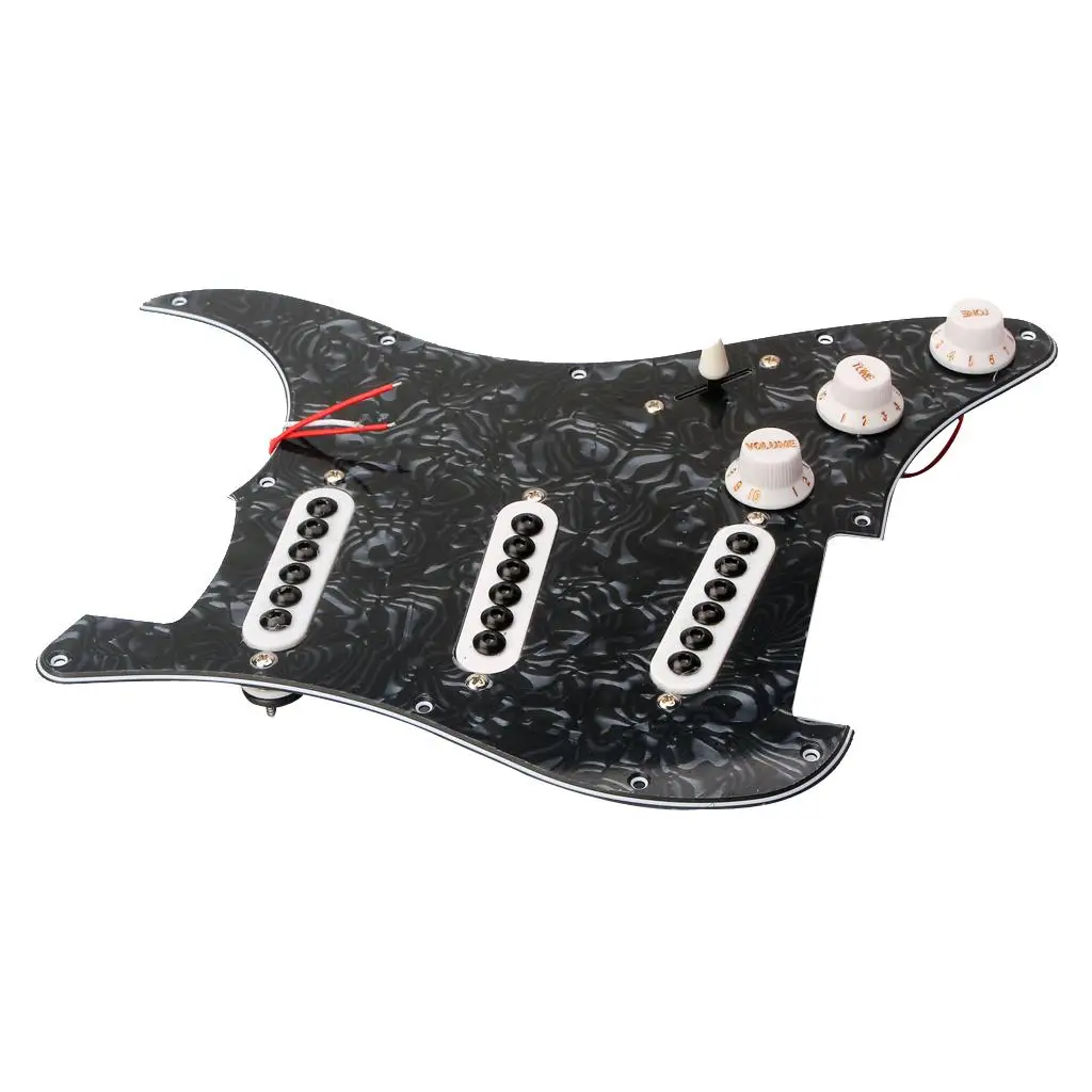 

Предварительно Проводная защитная пластина Pickguard от царапин с пикапом для гитары Stratcaster