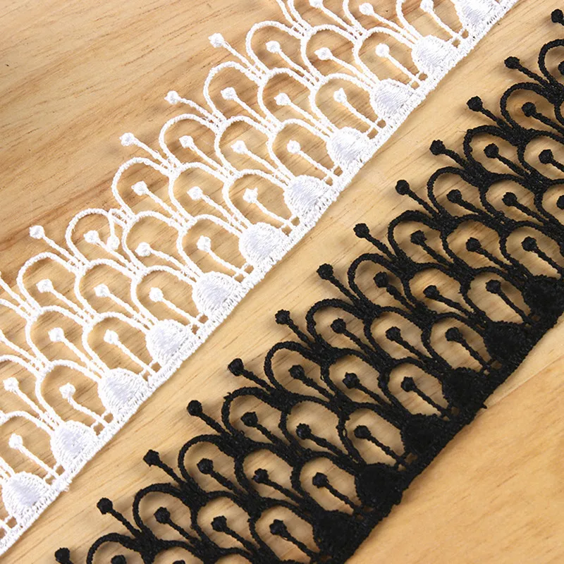 

4 см кружевная лента с кисточками и прорезями, оптовая продажа, 2 ярда, шаль, чонсам, аксессуары для одежды с вышивкой