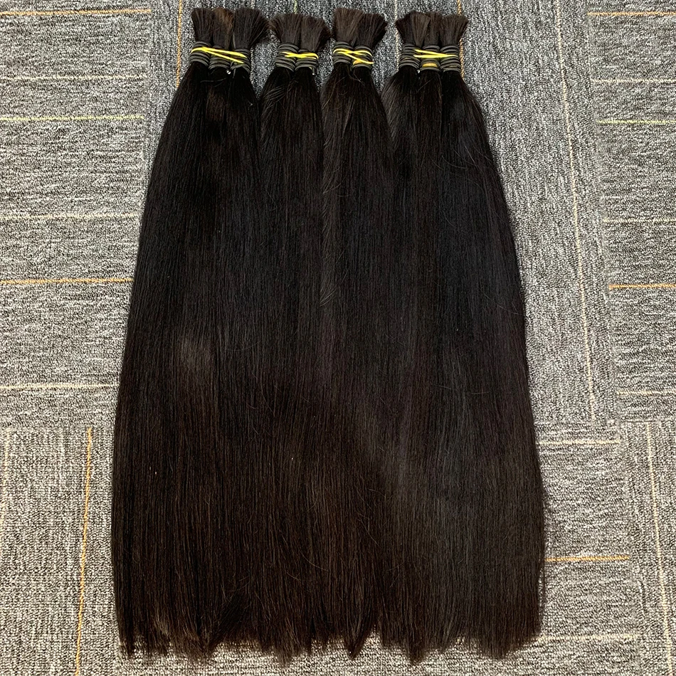 10A девственные 100% натуральные черные прямые человеческие волосы оптом для