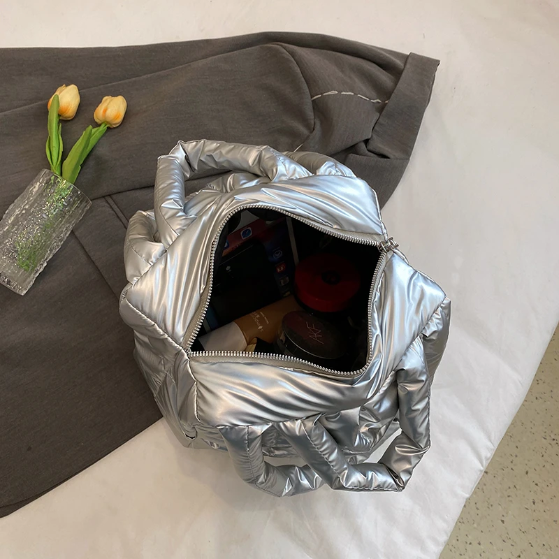 Черные серебристые женские сумки дизайнерская стеганая сумка на плечо Роскошная