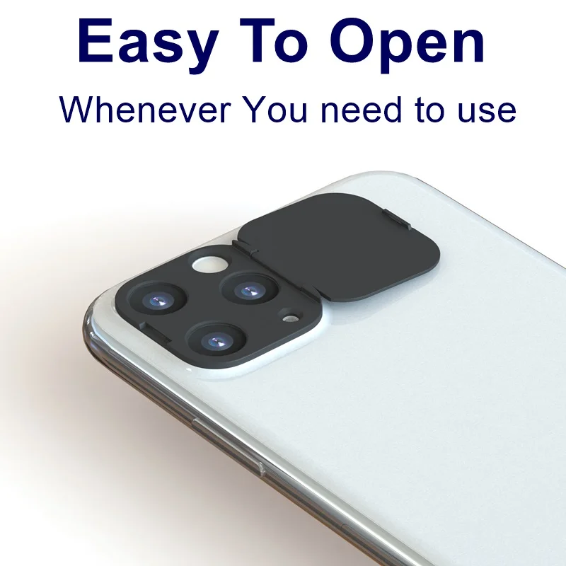 Tongdaytech Phone Back Camera Lens WebCam Cover Plastic Sticker Privacy Screen Protect Camera Case For iPhone 13 12 11 Pro Max