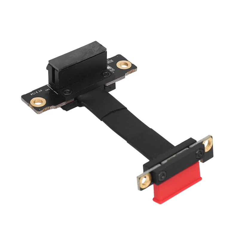 

5X PCIE X1 Riser Cable Dual 90 Degree Right Angle Pcie 3.0 X1 To X1 Extension Cable 8Gbps PCI Express 1X Riser Card 5CM