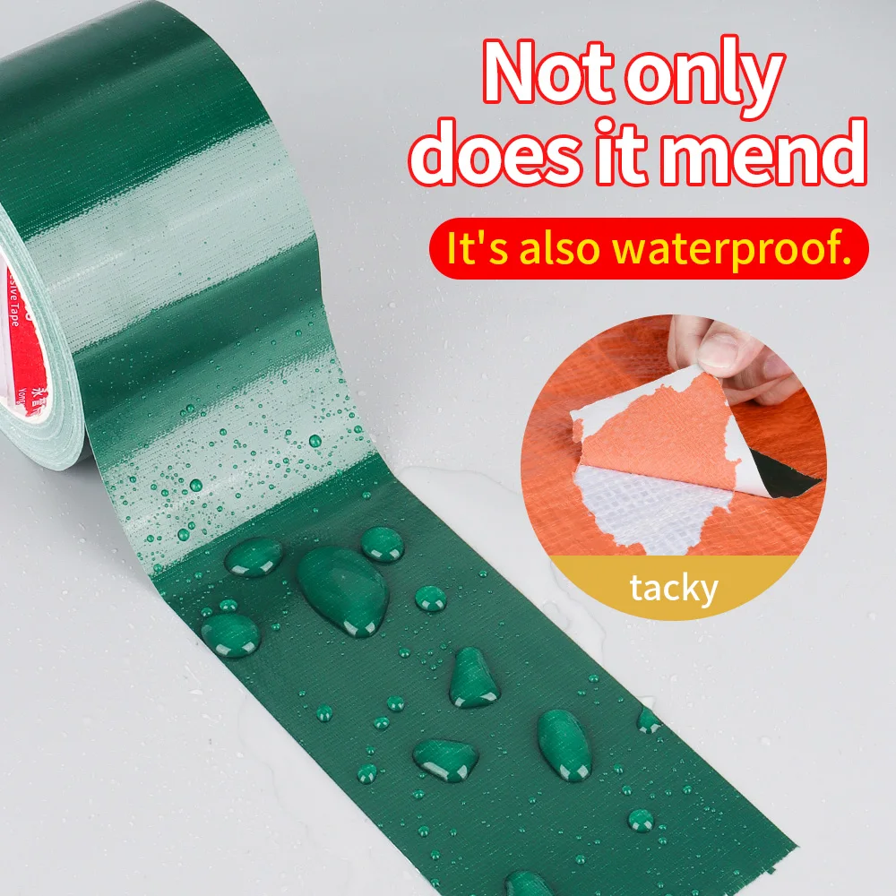 Сверхпрочная многофункциональная зеленая лента для трубопроводов с