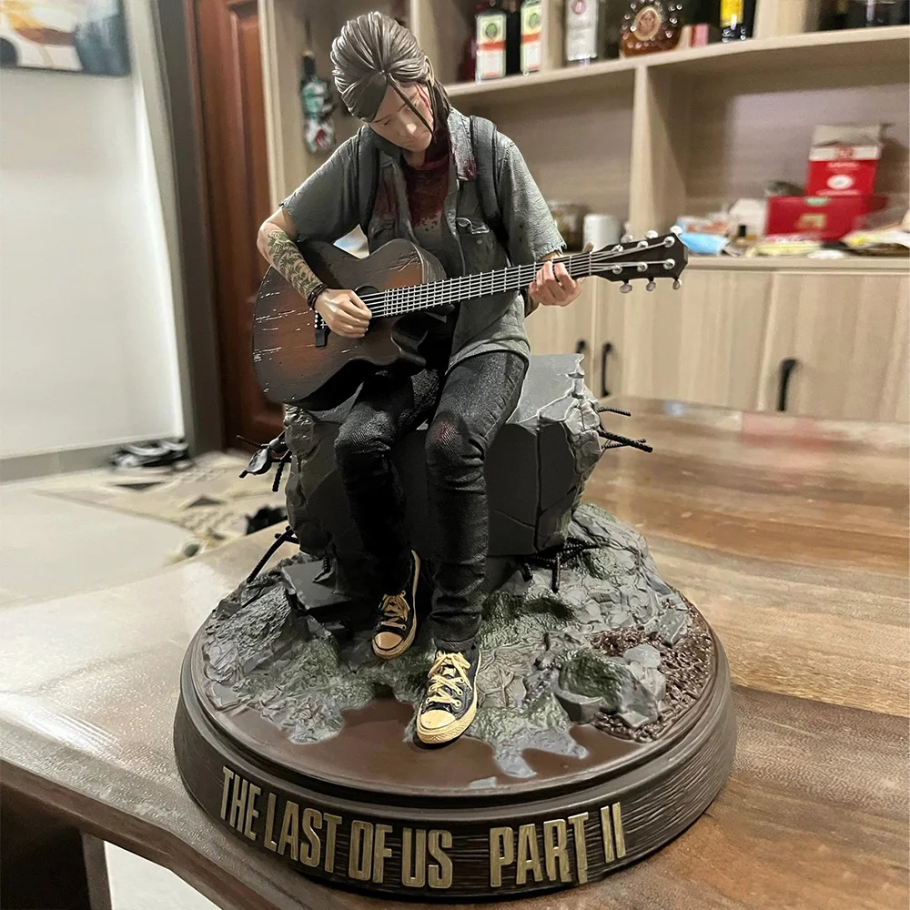

New The Last Of Us Part 2 Figure Ellie With Guitar 30cm Pvc Statue Collector Edition Figurine Model Toys Decoration Ornaments Gi