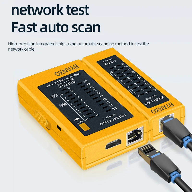 Burboro RJ45 Cable Tester Lan Test Tool Network Cable Tester&HDMI Cable Tester Networking Tools Network Repair