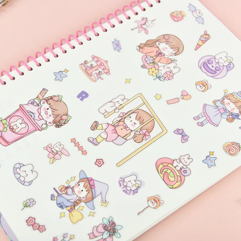 

20pcs Sticker Set Cartoon Girl Pet Decorative Stickers Kawaii Stickers Custom Stickers
