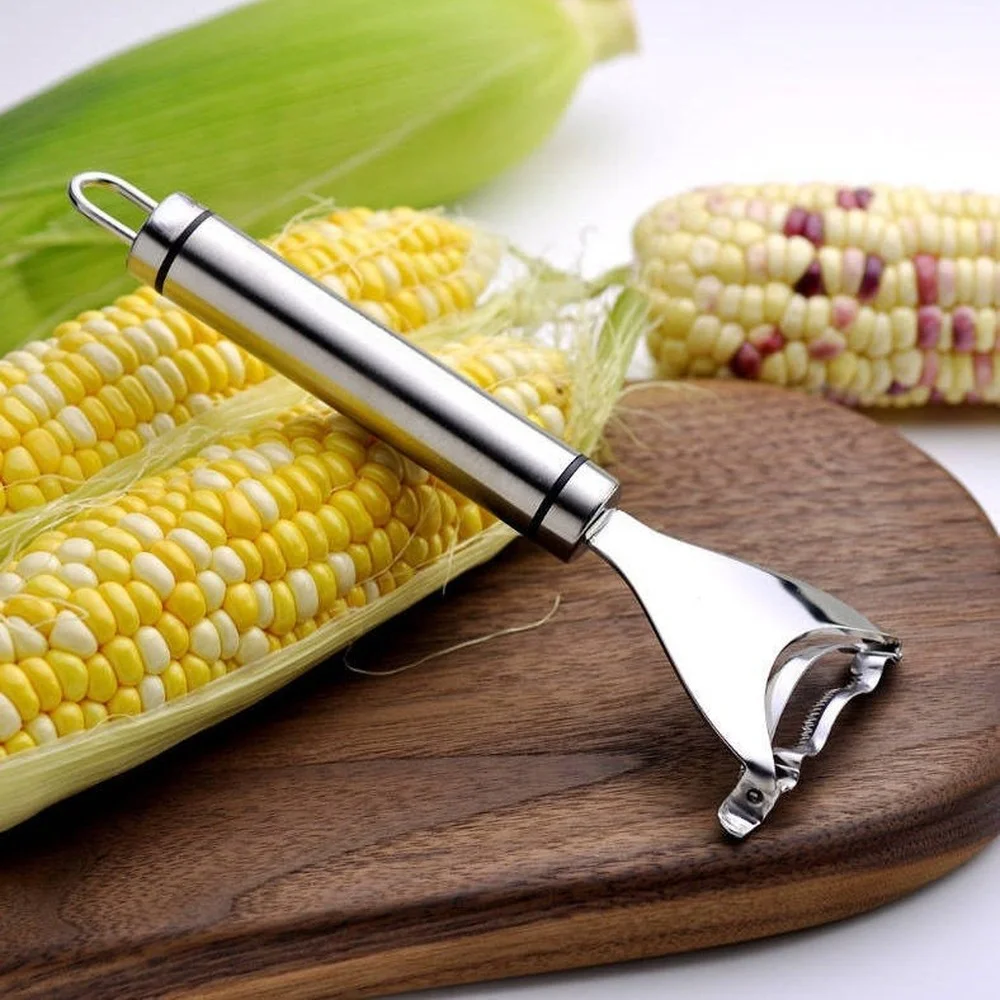 

Stainless Steel Corn Thresher Separator Corn Peeling Artifact Kitchen Gadgets
