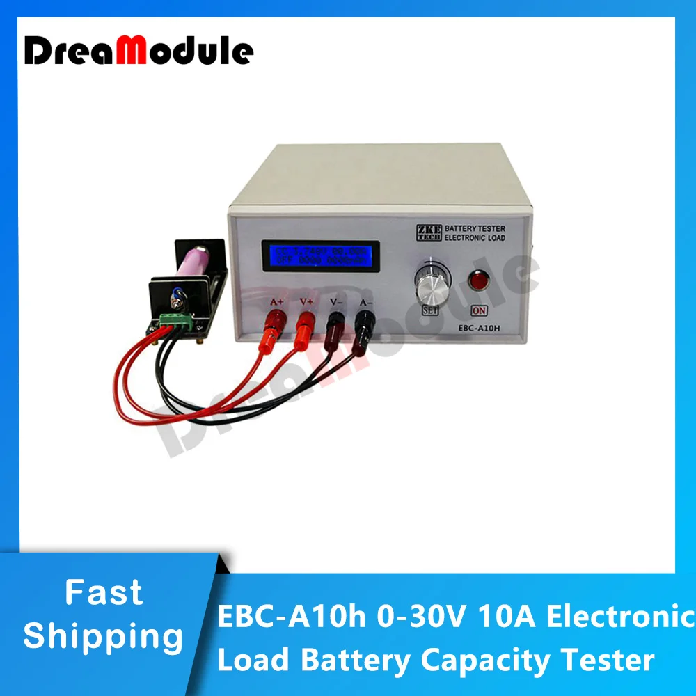 

Battery Tester EBC-A10H 0-30V 10A Electronic Load Battery Capacity Tester Car Battery Analyzer Electronic Power Performance Test